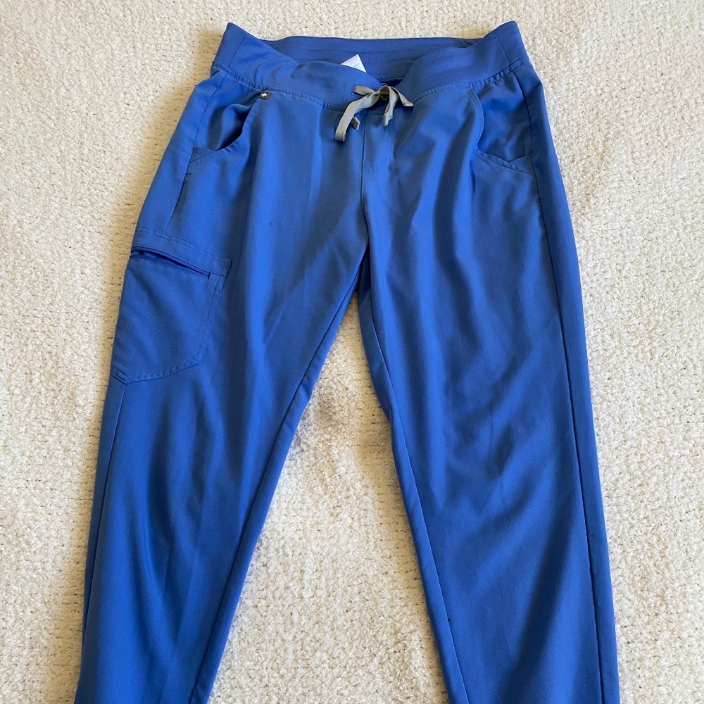 Figs Zamora jogger scrub pants - ceil blue